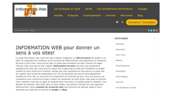 Desktop Screenshot of informations-web.com