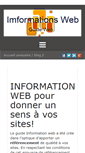 Mobile Screenshot of informations-web.com